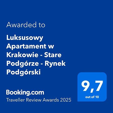 Luksusowy Apartament W Krakowie - Stare Podgorze - Rynek Podgorski Bagian luar foto